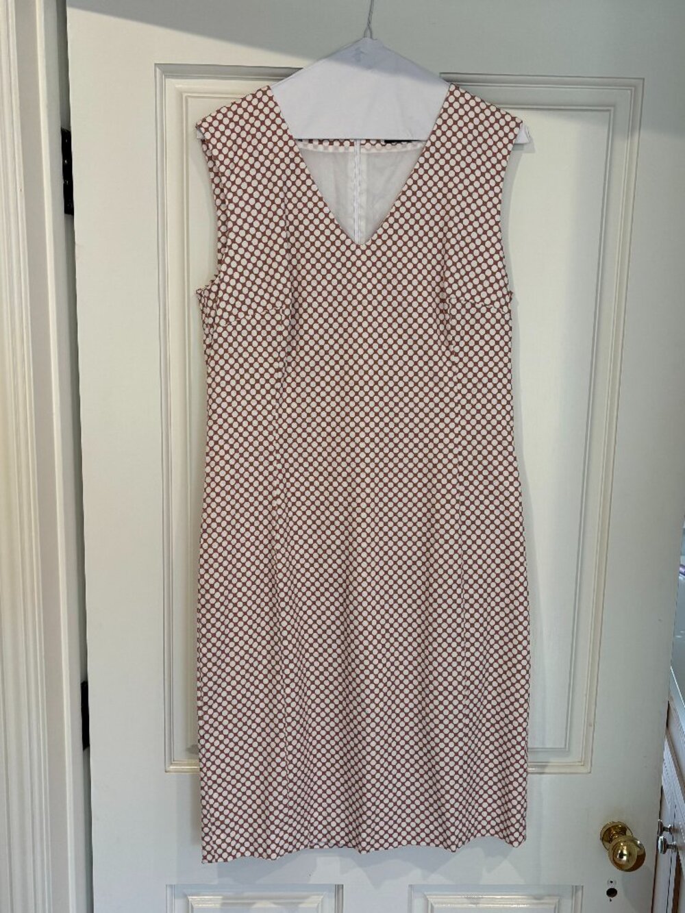 Peserico Made in Italy Polka Dot Mod Dress